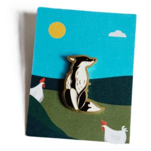 pin emaliowany lis