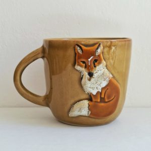 kubek ceramiczny z lisem nr 1