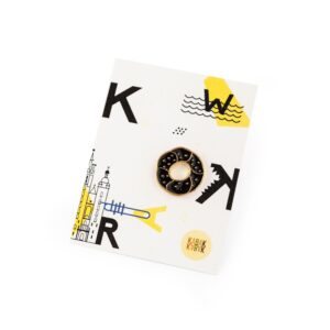 Bagel “Obwarzanek” enamel pin