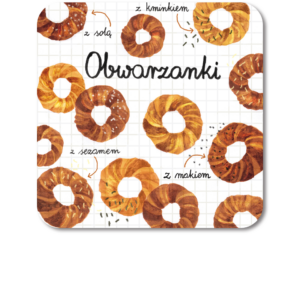 podkładka pod kubek Obwarzanki