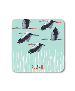 podkładka pod kubek Bociany