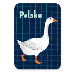 Polish goose magnet