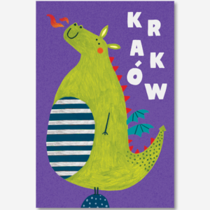 pocztówka Smok Baryłka Kraków
