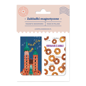zakładki magnetyczne do książki Kościół Mariacki i obwarzanki