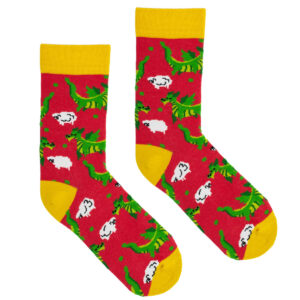 dragon and sheep socks