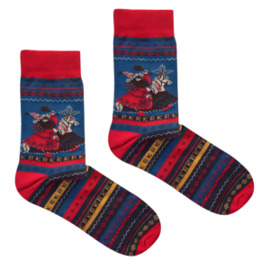 Lajkonik patterned socks