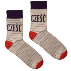 socks “cześć”