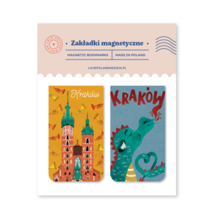 zakładki magnetyczne do książki Kraków Smok i Kościół Mariacki