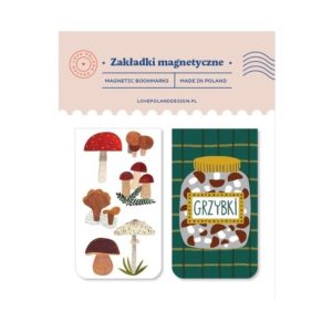 zakładki magnetyczne do książki Grzybki
