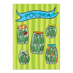pocztówka polskie ogórki