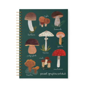 A5 notebook mushrooms