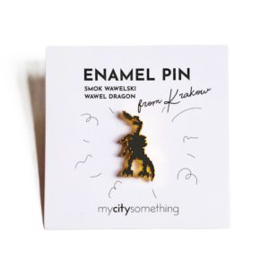 Wawel dragon enamel pin