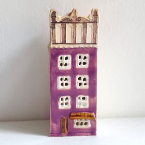 purple tenement house lantern