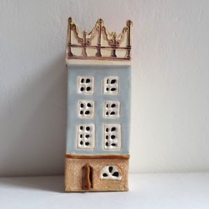 lantern tenement house light blue