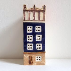 tenement house lantern navy blue