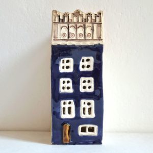 tenement house lantern navy blue
