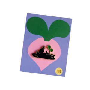 cat enamel pin